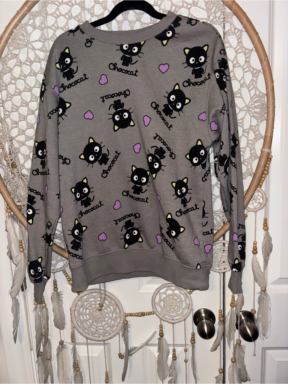 Sanrio Chococat Graphic Crewneck Sweater Size XS A00438